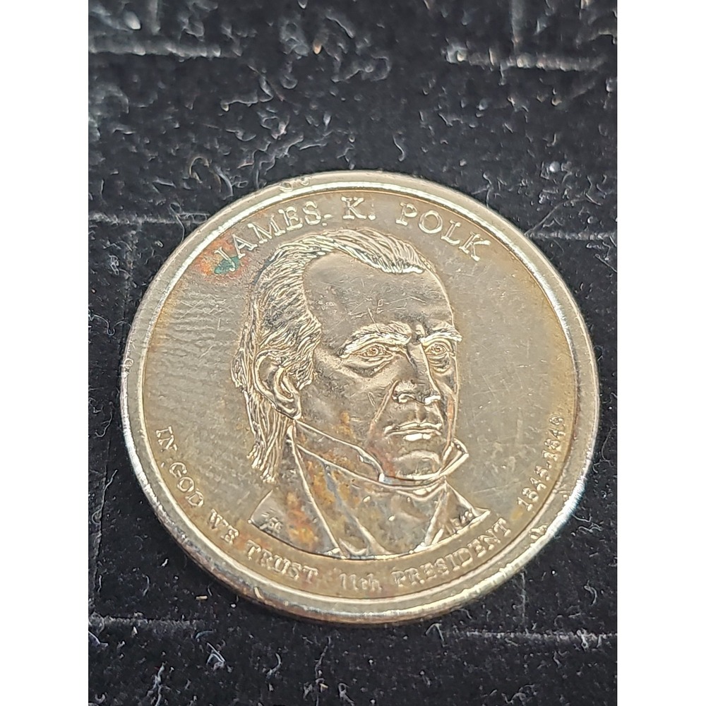 2009 D Mint James K. Polk Presidential Golden Dollar 1845-1849
